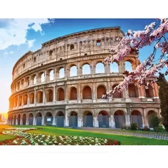 Diamentowy puzzel: Zestaw do malowania diamentami Koloseum w Rzymie 30x40cm