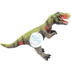 Dino World: Figurka dinozaura Tyrannosaurus Rex z winylu, wydająca dźwięki, z bawełnianym wypełnieniem, 35 cm zdjęcie 2