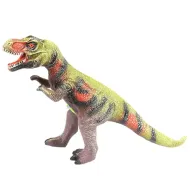 Dino World: Figurka dinozaura Tyrannosaurus Rex z winylu, wydająca dźwięki, z bawełnianym wypełnieniem, 35 cm