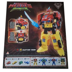 Dinoster Fusion Raptor Tron figura robota zdjęcie 2