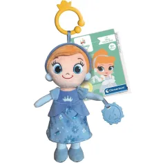 Disney Baby Kopciuszek pluszowa figura z gryzakiem 28cm - Clementoni zdjęcie 1