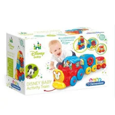 Disney Baby: Zestaw zabawkowy Mickey pociąg - Clementoni