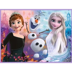 Disney: Kraina Lodu 2 - Księżniczki na swojej ziemi, zestaw 2 w 1: puzzle i karty pamięciowe - Trefl zdjęcie 3