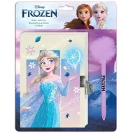 Disney: Kraina Lodu 2 sekretny pamiętnik z kłódką i długopisem z pomponem 12x18 cm, 60 stron