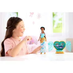 Disney Księżniczki - Csupaszív Niespodzianka Lalka - Jasmine - Mattel zdjęcie 2