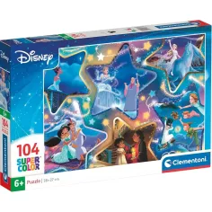 Disney Magiczne chwile 104-elementowa układanka Supercolor - Clementoni