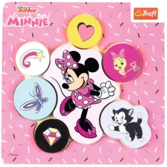 Disney Minnie Mysz drewniana układanka w kształty - Trefl zdjęcie 1