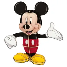 Disney: Puzzle z Myszką Miki 104 elementy + model 3D Miki - Clementoni zdjęcie 2