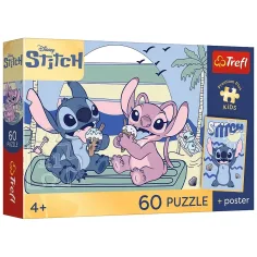 Disney Stitch Lody zabawa 60szt puzzli - Trefl