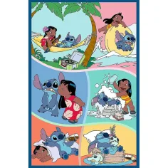 Disney: Świat Stitcha 3x80 sztuk puzzli - Trefl zdjęcie 4