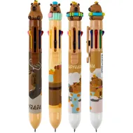 Długopis kulkowy Capybara 8-kolorowy, różne rodzaje, 1 sztuka, 0,5 mm