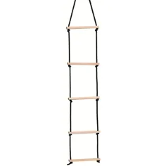 Drewniana drabinka linowa 180cm zdjęcie 1