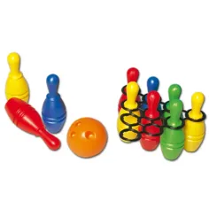 Duży zestaw do kręgli 10 sztuk - D-Toys