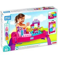 Dziewczęcy stół do budowania - Mega Bloks