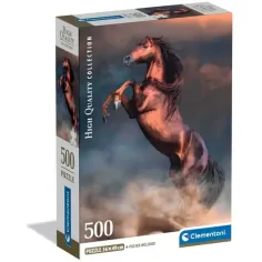 Dzikie czerwone ogier HQC 500 elementów puzzle - Clementoni