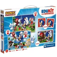 Edukit: Sonic 4 w 1 zestaw gier - Clementoni