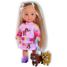 Evi Love: Lalka Évi z dwoma szczeniakami - Simba toys zdjęcie 2