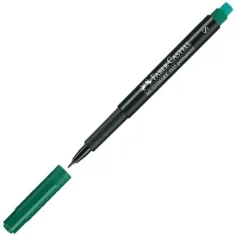 Faber-Castell: Multimark alkoholowy pisak S 0,4mm zielony