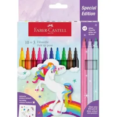Faber-Castell: zestaw 13 sztuk pisaków z jednorożcem