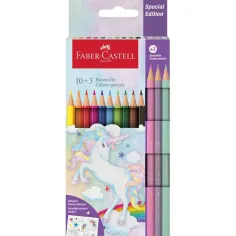 Faber-Castell: Zestaw kolorowych ołówków Grip Unikornis 13 sztuk w pastelowych kolorach