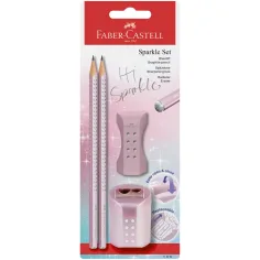 Faber-Castell: SPARKLE zestaw przyborów piśmienniczych 4 szt. w różnych wersjach 1 szt. zdjęcie 4