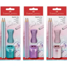 Faber-Castell: SPARKLE zestaw przyborów piśmienniczych 4 szt. w różnych wersjach 1 szt.