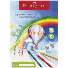 Faber-Castell: Zeszyt rysunkowy A4 100 arkuszy 80g