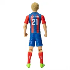 Figurka akcji piłkarza, 20 cm - Barcelona, F. De Jong w koszulce z numerem 21 zdjęcie 3