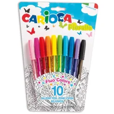 Fiorella kolorowy długopis 10 sztuk zestaw - Carioca