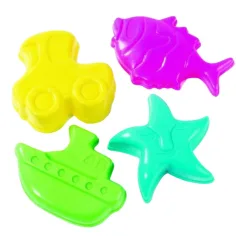 Foremki do piasku 4szt - D-Toys
