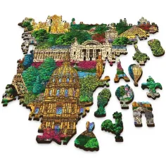 Francja, słynne miejsca - 1000 elementów drewniane puzzle - Trefl zdjęcie 2