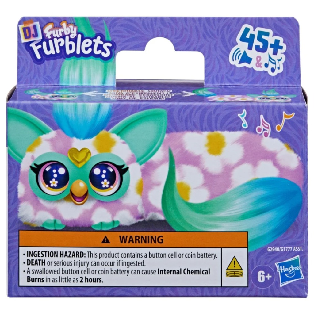 Furby: DJ Furblets Flower-Ella interaktywna figura pluszowa - Hasbro