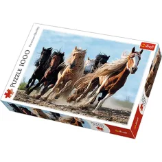 Galopujące konie 1000 sztuk premium puzzle - Trefl