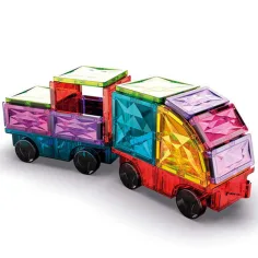 Geomag: Magnetic Tiles Gems zestaw 24 sztuk klocków magnetycznych zdjęcie 2