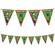 Girlanda z flagami Minecraft, 230 cm