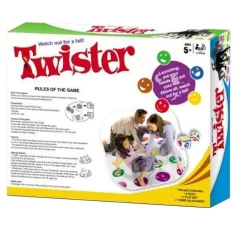 Gra zręcznościowa Twister z kostką do gry zdjęcie 2