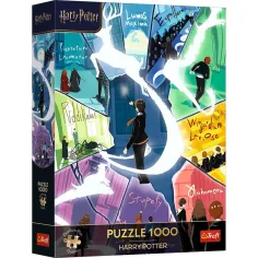 Harry Potter czary i patronusy 1000-elementowa premium układanka - Trefl zdjęcie 1