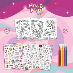 Hello Kitty Kolorowanka z naklejkami - Lisciani zdjęcie 3
