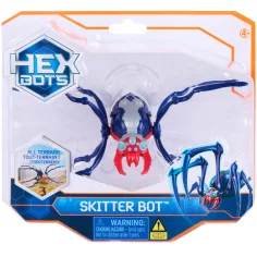 Hex Bots: Skitter Bot interaktywny robot pająk – niebiesko-czerwony - Spin Master zdjęcie 1