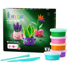 Hey Clay: Plant Folks zestaw figurek roślinnych z plasteliny – zestaw 15 szt. zdjęcie 1