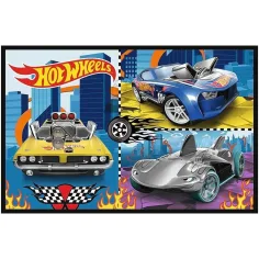 Hot Wheels - 2 x 70 sztuk puzzli - Trefl zdjęcie 2
