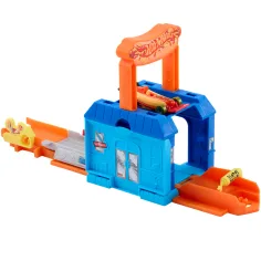 Hot Wheels: City Dine & Go restauracja samochodowa zestaw torów podstawowych – Mattel zdjęcie 5