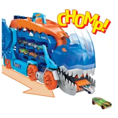 Hot Wheels City: Przekształcalny Ultimate Transporter Samochodów T-Rex - Mattel zdjęcie 3