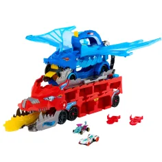 Hot Wheels City: Smoczy pojazd transporter samochodów - Mattel zdjęcie 4