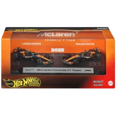Hot Wheels F1 Mały Samochód 2-pak - McLaren: Norris + Piastri - Mattel