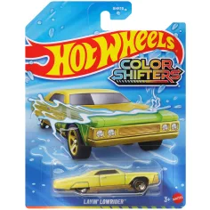 Hot Wheels: Layin' Lowrider zmieniający kolor mały samochodzik 1/64 - Mattel