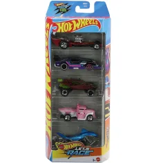 Hot Wheels: Let's Race zestaw 5 odjechanych autek 1/64 - Mattel