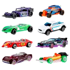 Hot Wheels: Let's Race zestaw 8 samochodzików 1/64 - Mattel