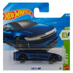 Hot Wheels: Lucid Air niebieski samochodzik 1/64 - Mattel