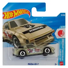 Hot Wheels: Mazda RX-7 złoty samochodzik 1/64 - Mattel